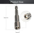 Utoolmart 1/4" Quick-Change Hex Shank 7mm Nut Setter Driver Drill Bit, 65mm Length, Metric With-magnetic 2Pcs...