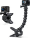 Jaws Flex Clamp Mount Gooseneck Clip Mount Compatible with GoPro Hero 13, 12, 11, 10, 9, 8, 7, 6, 5, 4, Session, 3+, 3, 2, 1, Max, Hero (2018), Fu...