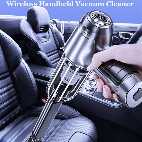 Cordless Handheld Car Vacuum Cleaner with Powerful Suction - Car Vacuum Cleaner, Portable Cordless Vacuum Cleaner with Brushless Motor, 12,000 PA ...