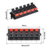 uxcell 12pcs 12 Way Jack Socket Spring Push Release Connector Speaker Terminal Strip Block...