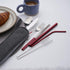 Travel Utensils with Case?Reusable Travel Cutlery Set with Case Stainless Steel Flatware Set for Camping 8pcs Including Dinner Knife Fork Spoon Ch...