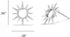 Boma Jewelry Sterling Silver Sunburst Sun Open Circle Stud Earrings...
