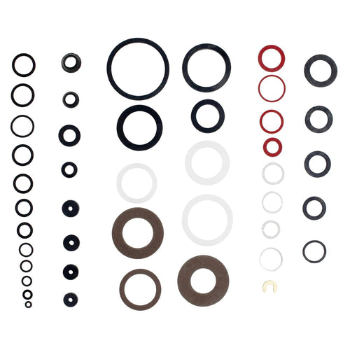 145PCS Tap Reseater Washers Assortment -44 Sizes Include Rubber O Rings Faucet Washers Syphon Washers Foam Gaskets Fiber Washers Kit for Fixing Le...