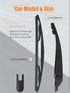 MIKKUPPA Rear Windshield Wiper Arm Blade, for 08-12 Ford Escape/Flex, 10-16 Lincoln MKT - Factory OE Style 8L8Z-17528-C...