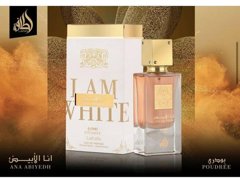 Lattafa Perfumes Ana Abiyedh Poudree for Women Eau de Parfum Spray, 2.0 Ounce / 60 ml...