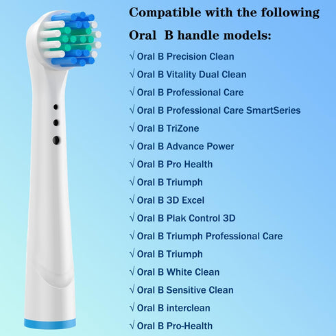 Replacement Toothbrush Heads Compatible with Oral B, 16Pcs Professional Electric Brush Heads for OralB Replacement...