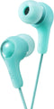 JVC Gumy in Ear Earbud Headphones, Powerful Sound, Comfortable and Secure Fit, Silicone Ear Pieces S/M/L - HAFX7G Green...