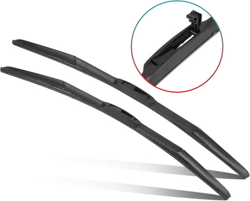 Windshield Wipers - 22" & 21" Wiper Blades OEM Quality Premium All-Seasons Stable & Quiet for Front Automotive Windshield (Set of 2)...