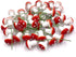 50 Pieces Mini Mushroom Miniatures Artificial Garden Fairy Bonsai Plant Pot Resin Craft Decoration for Home DIY Micro Landscape Decor (Red)...