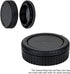 2 Pack RF Mount Body Cap Cover & Rear Lens Cap for Canon EOS R100 R50 R8 R R3 R5 R6 Mark II R7 R10 RP Mirrorless Camera & RF Mount Lenses,with 2 E...