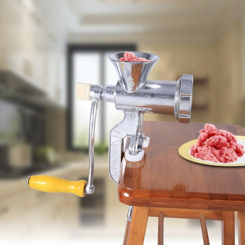 Meat Grinder, Meat Mincer, Kitchen Mincer, Manual Meat Grinder Metal for Butcher Sausage Tool for Home Kitchen Accessory...