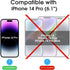 amFilm OneTouch Glass Screen Protector for iPhone 14 Pro 6.1 Inch 2022 with Camera Lens Protector, Easiest Installation, Dynamic Island Compatible...