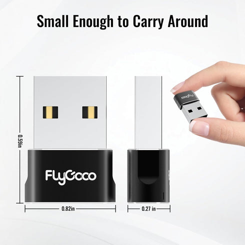 2 Pack USB C to USB Adapter, USB C Female to A Male Charger Type C Converter Compatible with AirPods, iPhone 15, iPad Air, for Samsung Galaxy S24 ...