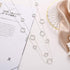 Silver Long Necklaces for Women Fashion Double Layered Sweater Chain Y Necklace with Gifts Box...
