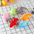 Plush Dolphin Pendant 5pcs Mini Plush Animals Dolphin Keychain, Dolphin Stuffed Animal Plush, Stuffed Dolphin Doll Keychain Purse Accessories (Ran...