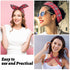 Twist Bow Wire Headbands Head Wrap Retro Bowknot Polka Dot Lattice Design Rabbit ear Wired Hairbands Hair Holder Hair Accessory for Women and Girl...