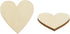 Shapenty Unfinished Wooden Hearts Bulk Blank Wood Slices Discs DIY Craft Cutout Pieces for Wedding Guest Signing Book Frame Album Valentine Christ...