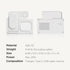 mooas 3 in 1 Wireless Charging Station, 15W Fast Wireless Charger Nightlight, Multiple Wireless Charging Stand Dock for iPhone 15/14/13/12/11/XR/X...