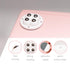 Self Adhesive Wheels 4pcs Mini Swivel Adhesive Caster Wheels Self-Adhesive Caster Sticky 360 Degree Rotary Stainless Steel Casters for Small Appli...