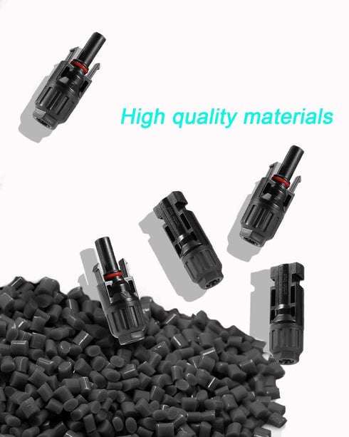 Solar Y Connector,Solar Y Branch Parallel Cable,Solar 1 to 3 Male Female Connector Adapter,10AWG 45A Waterproof IP68 40CM Cable,for Solar Panels,S...