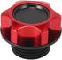 X AUTOHAUX Red Aluminum Alloy Gas Engine Oil Filler Cap Plug Cover for Toyota Reiz Camry Highlander Crown Corolla...
