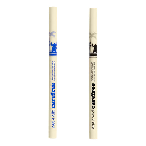 wet n wild Disney Lilo And Stitch Carefree Waterproof Eyeliner 2-Piece Set, Black And Blue, 16-Hour Wear...
