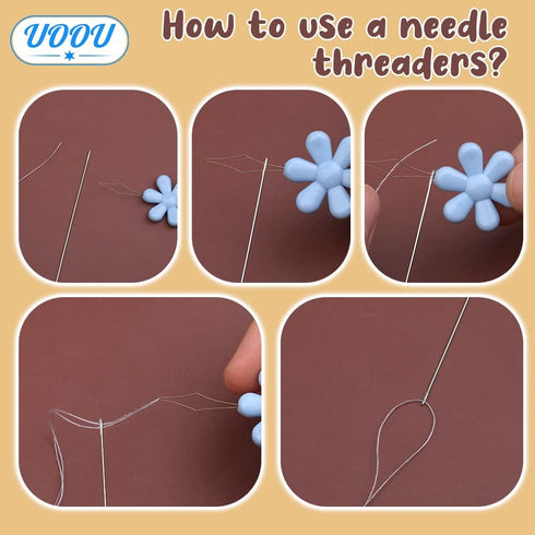 UOOU 40 Pcs Beading Needles for Jewelry Making Include 20 Pcs Long Straight Beading Needles + 10 Pcs Big Eye Beading Needles, Needles for Seed Bea...