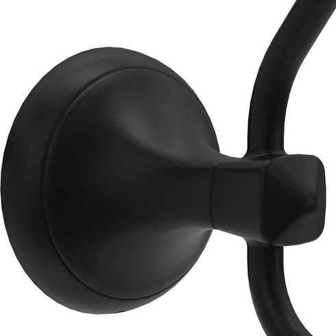 Delta ESA35-MB Esato Double Towel Hook Bath Hardware Accessory in Matte Black...