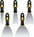 5 Pcs Putty Knife Set, 1" 2" 3" 4" 5" Stainless Steel Paint Scraper, Spackle Knife Set, Putty Knives, Wallpaper Paint Scraper Tool for Repairing D...