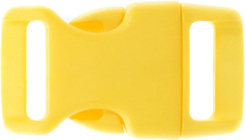 Craft County 100 or 200 Piece 3/8 Inch Contoured Side Release Plastic Buckles (Solid Mix, 100 Pack)...