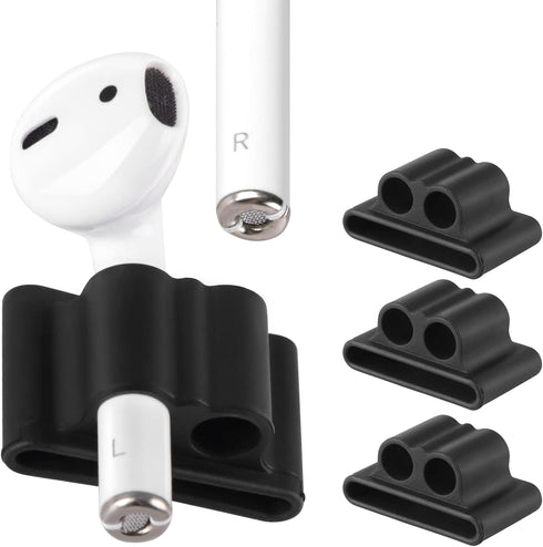 Silicone Watch Band Holder for Airpod 1 / Airpod 2 / Airpods Pro Holder 3pcs Portable Anti-Lost Silicone for Airpods Watch Band Holder Airpod Hold...