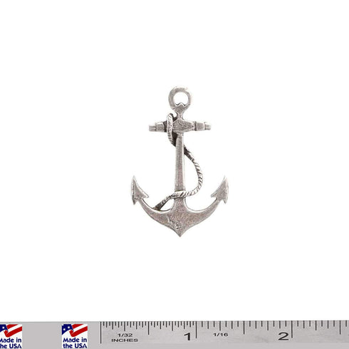 Antique Pewter Anchor Pin A1026...