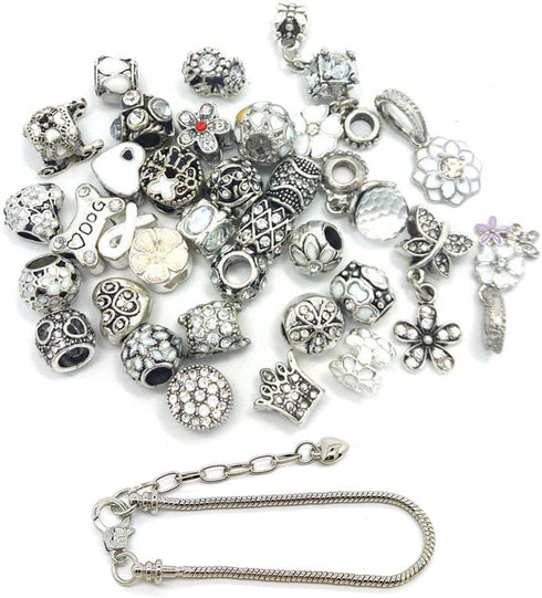 YIQIFLY 40pcs Jewelry Making Charms Rhinesotone Beads Assorted Colors and Styles Randomly (03)...