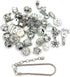 YIQIFLY 40pcs Jewelry Making Charms Rhinesotone Beads Assorted Colors and Styles Randomly (03)...