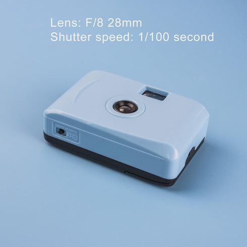 35mm Reloadable Waterproof Film Camera for Snorkeling, Manual Exposure, Without Film (Blue)...