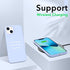 ORNARTO Compatible with iPhone 13 Case 6.1, Slim Liquid Silicone 3 Layers Full Covered Soft Gel Rubber Case Cover 6.1 inch-Baby Blue......