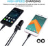3.4A Fast Charging Car Adapter for Samsung Galaxy A23 5G A14 A13 5G S21 FE S23 Z Fold 4 A04S S22 A03s A52 A32 S20 Note 21,Google Pixel 7 Pro 6a,Mo...