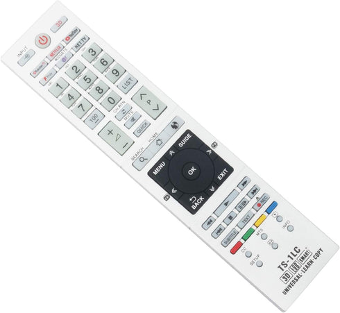 TS-1LC Universal Replacement Remote Control fit for Toshiba TV 19AV615DB 26AV615DB 32AV615DB 37AV616DB 32AV633DB 42AV635DB 32AV636DB 42HL800A 32L1...