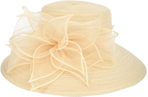 Kentucky Church Derby Dress Cloche Hat Sweet Cute Floral Bucket Hats...