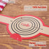 2 Pcs Silicone Bread Sling Silicone Baking Mat for Dutch Oven Liners Non-Stick Heat Resistant Reusable Sourdough Bread Baking Supplies with Long H...