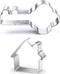 Key and House Sugar Cookie Cutters Set - Stainless Steel...