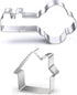 Key and House Sugar Cookie Cutters Set - Stainless Steel...