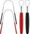 4 Pieces Tongue Scrapers, Reduce Bad Breath Cleaning Tongue Brushes Stainless Steel Oral Tongue Brushes Beauty Tools...