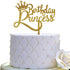 Happy Birthday Princess Cake Topper for Princess Birthday Cake Topper Party Decorations Gold Glitter Acrylic...