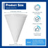 25 Pcs Paper Funnels for Motor Oil 6 oz Disposable Engine Oil Funnel Car Oil Funnels Paper Cone Funnel for Gas, Car Oil Change Fluid Automotive Us...