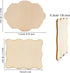Unfinished Wood Ornaments, PETUOL DIY 32pcs 4x3in Creative Irregular Blank Wood Natural Slices for DIY Crafts, Painting, Wood Burning, Writing, Ph...