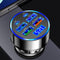 6-in-1 Multi-Port Car Charger with Voltage Detection, 2PD+3USB+QC3.0 Fast Charge Cigarette Lighter Plug Adapter Compatible with iPhone,Android,Sam...