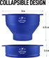 Zulay Kitchen Large Microwave Popcorn Maker - BPA-Free Silicone Popcorn Popper - Microwave Collapsible Bowl With Lid - Family Size Microwave Popco...