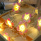 Lxcom Lighting Plumeria Flower String Lights 20LED String Light Hawaiian Foam Artificial Plumeria Flower Battery Powered Fairy Starry Lights for C...