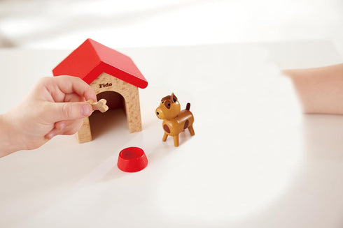 Hape Family Pets Wooden Dollhouse Animal Set 2...